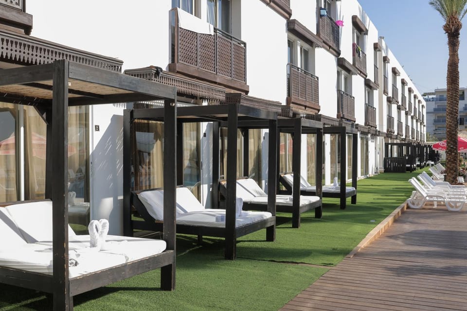 Property building, Patio, Communal lounge/ TV room, Spring, Day, View (from property/room), Balcony/Terrace, Evening entertainment, sunbed