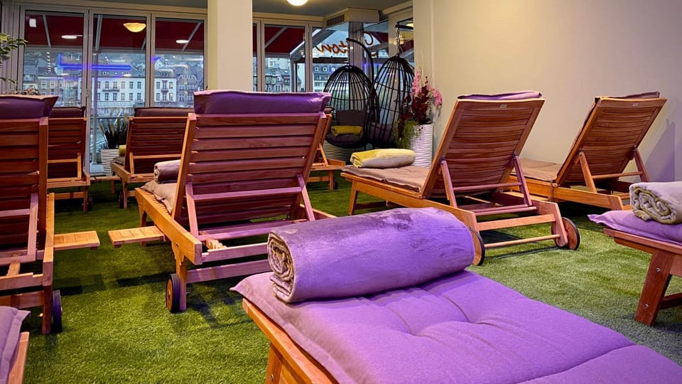 Sauna, Steam room, Spa and wellness centre/facilities, Seating area