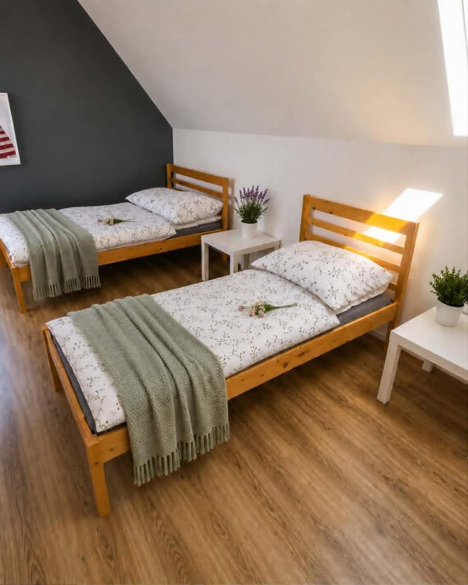 Domki Osada Kalinowa Nowęcin Łeba Sauna House in Leba