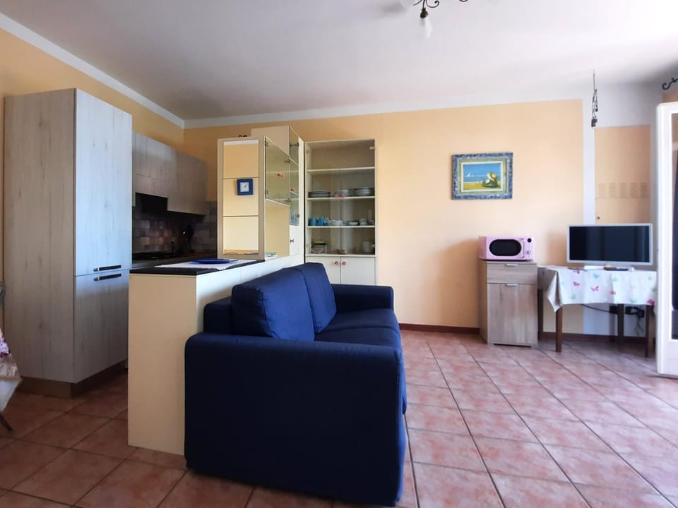Living room, kitchen