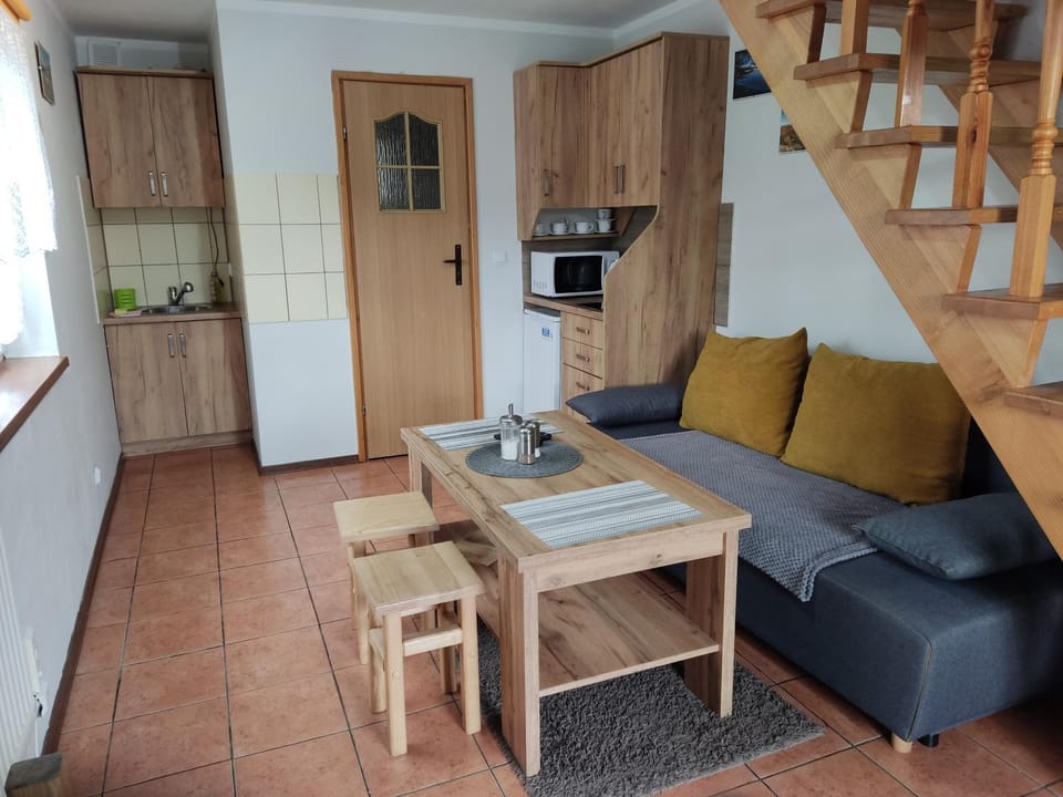 Kitchen or kitchenette, Living room, Seating area, Dining area, oven, stove