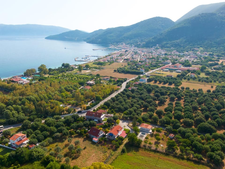 Property building, Natural landscape, Bird's eye view