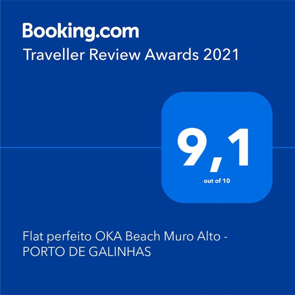 Flat perfeito OKA Beach Muro Alto - PORTO DE GALINHAS Apartment in Ipojuca