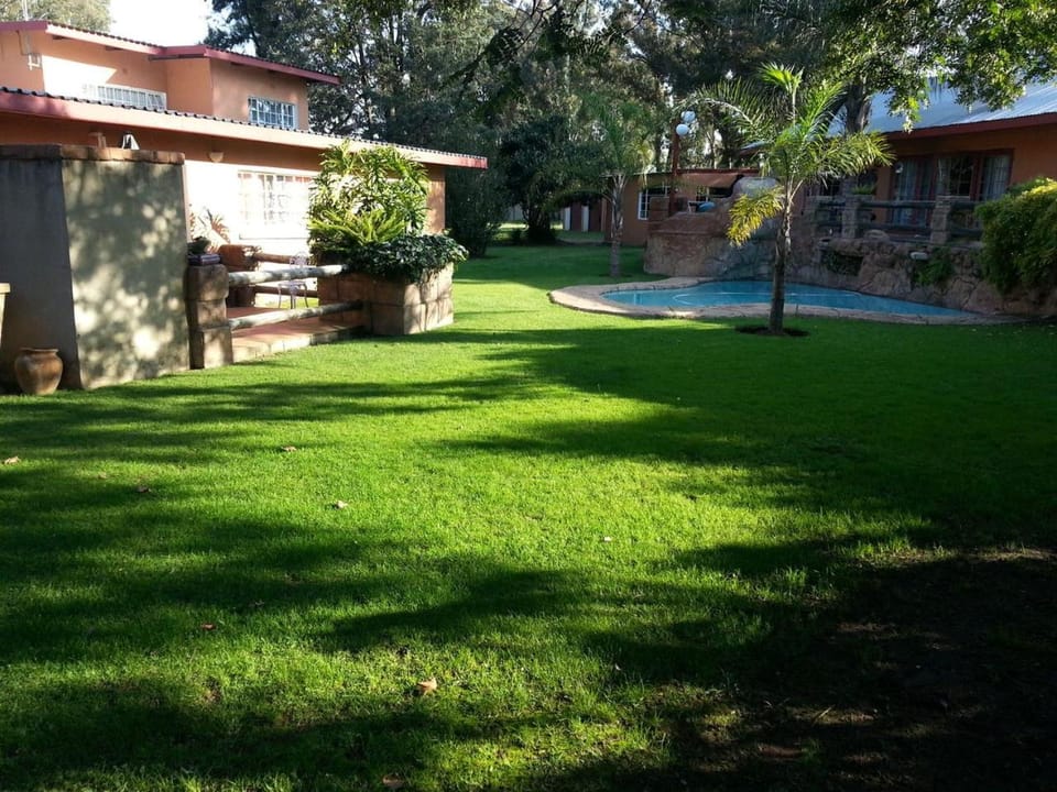 Natural landscape, Garden, Pool view
