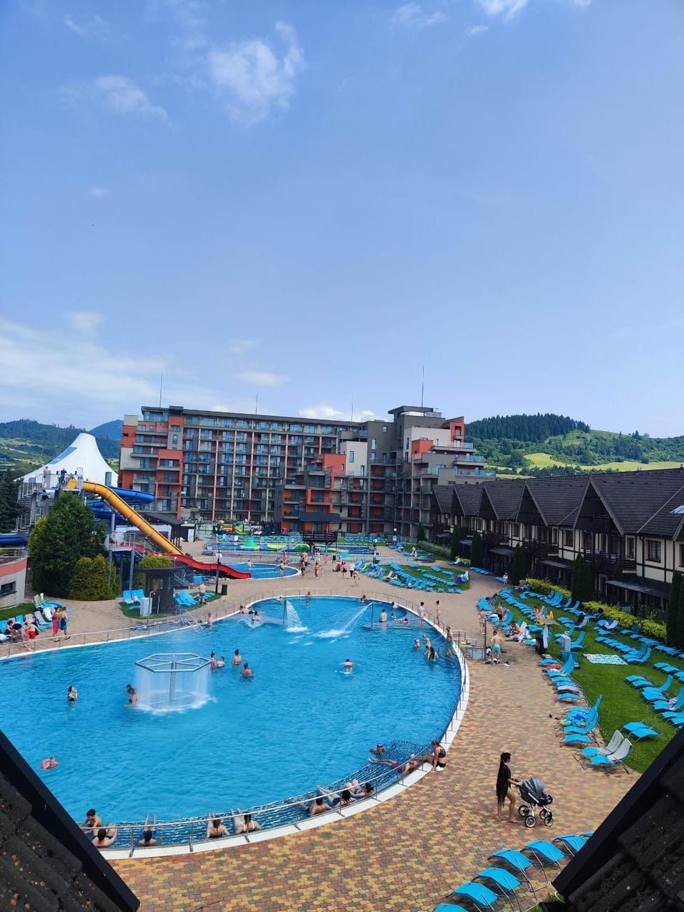 Bird's eye view, Swimming pool