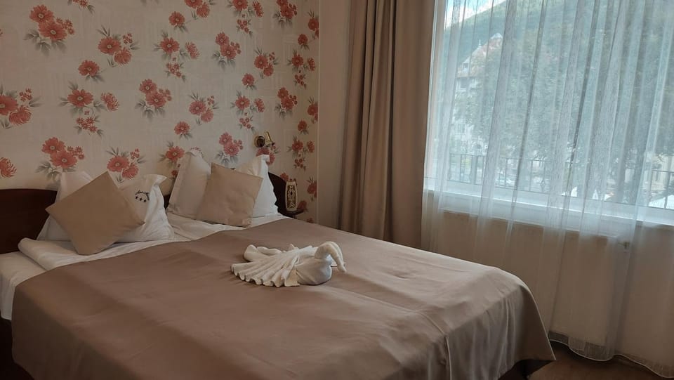 Bed, Photo of the whole room, towels