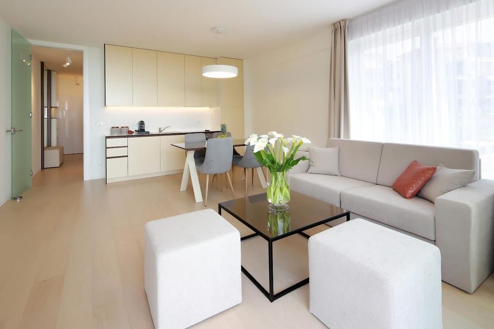 TV and multimedia, Coffee/tea facilities, Kitchen or kitchenette, Living room, Seating area, Dining area