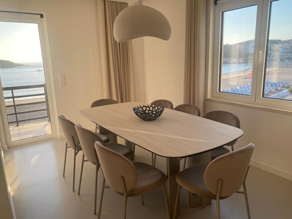 Dining area, Beach, Sea view