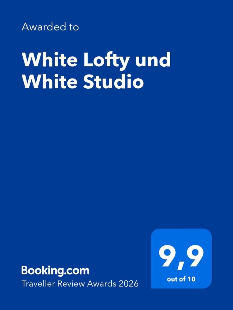 White Lofty und White Studio Apartment in Neuss