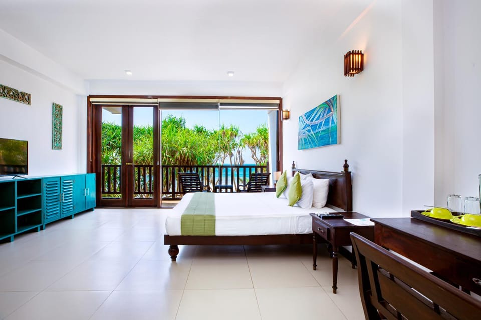 Bed, TV and multimedia, View (from property/room), Balcony/Terrace, Photo of the whole room, Bedroom
