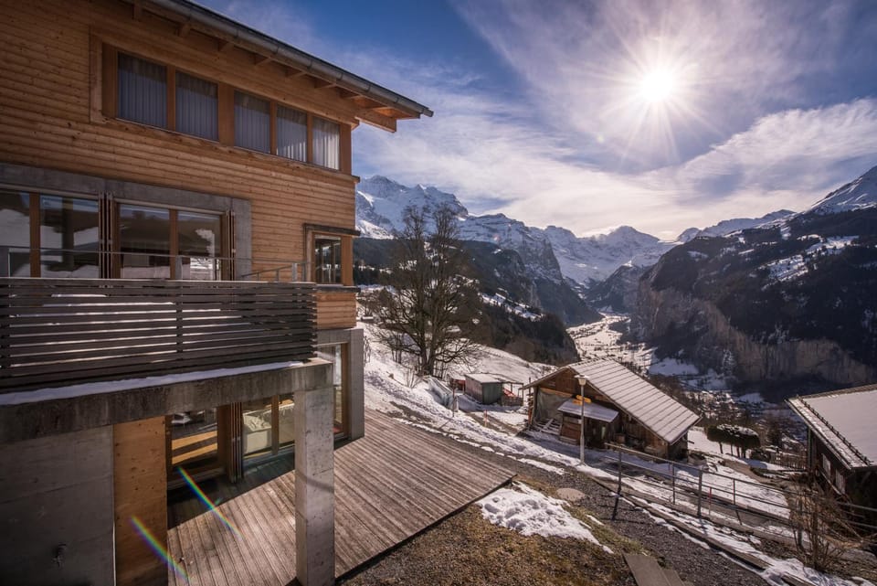 Facade/entrance, Landmark view, Mountain view