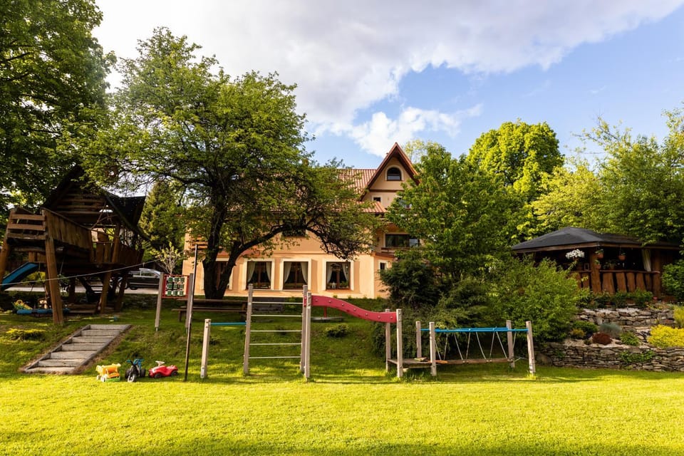 Property building, Spring, Day, Natural landscape, Children play ground, Garden, Garden view