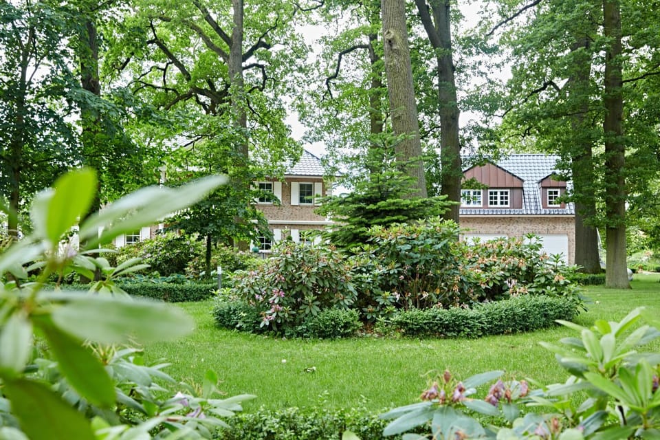 Property building, Garden, Garden view
