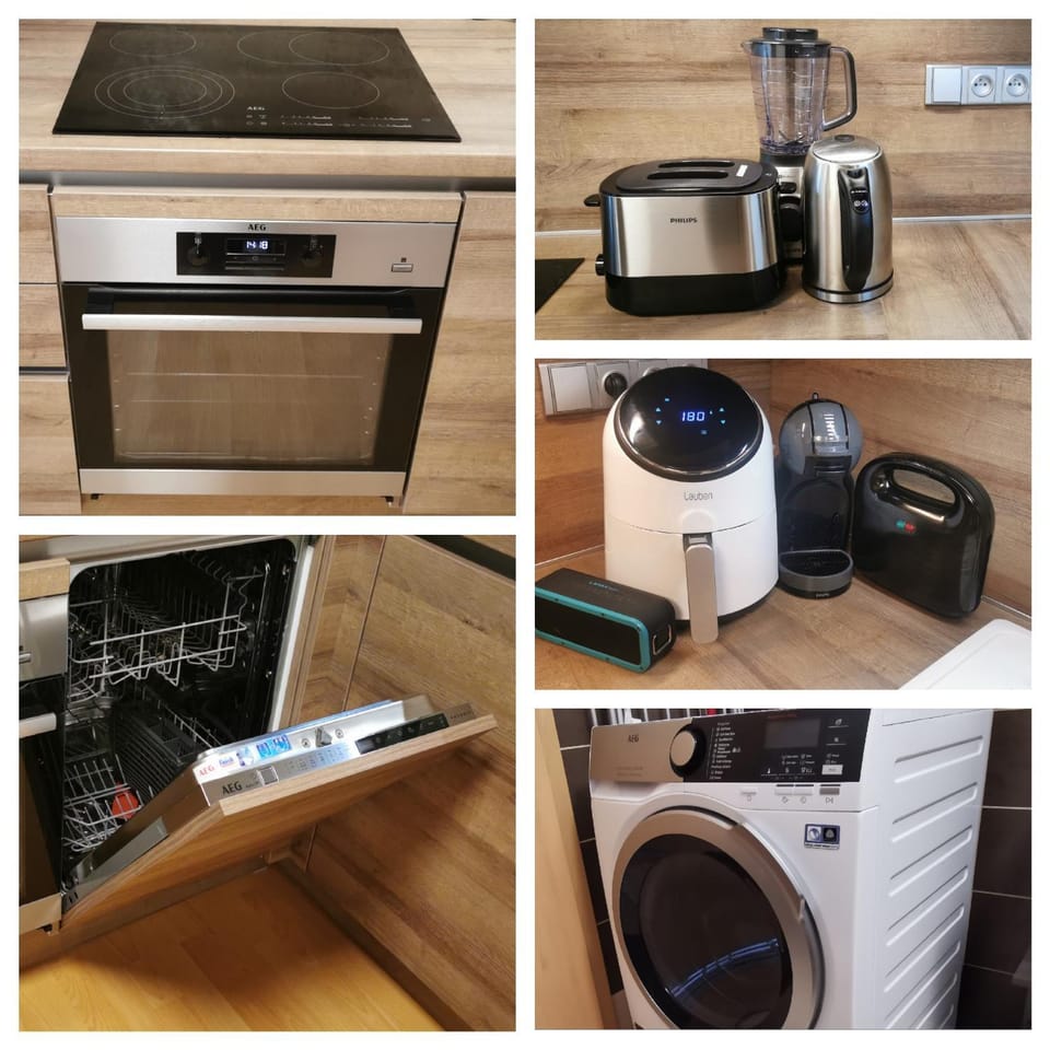 Coffee/tea facilities, Kitchen or kitchenette, dishwasher, minibar, pet friendly, stove, toaster, washing machine, kitchen