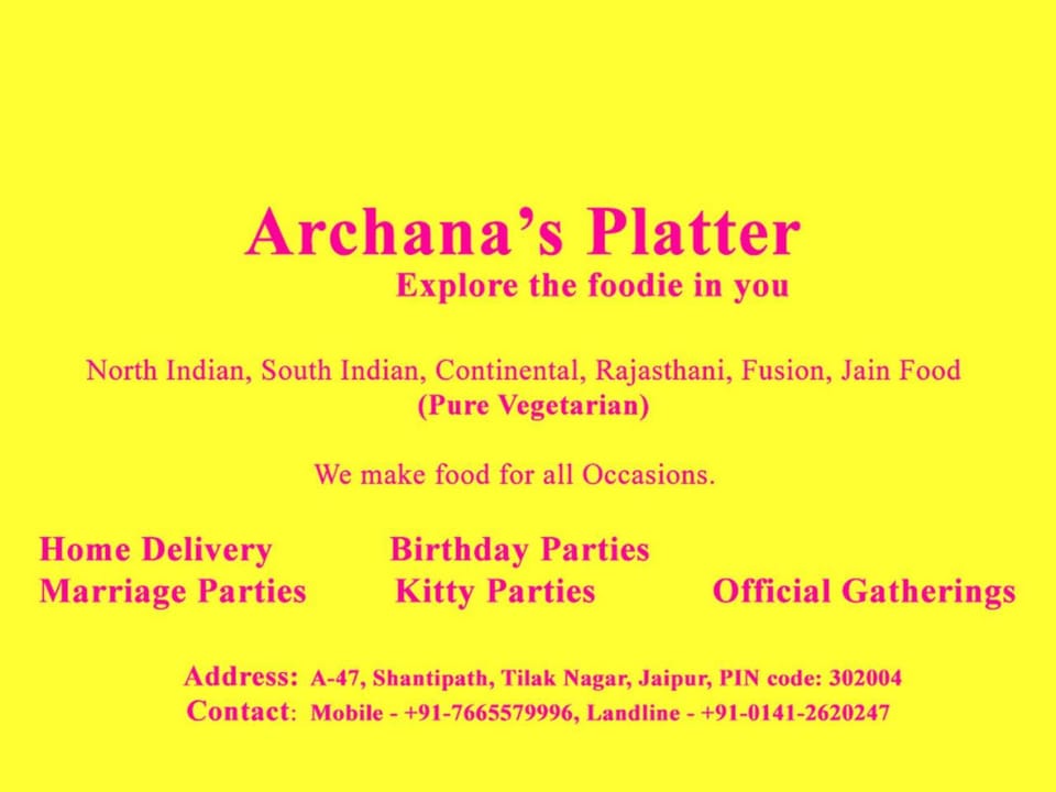 Restaurant/places to eat