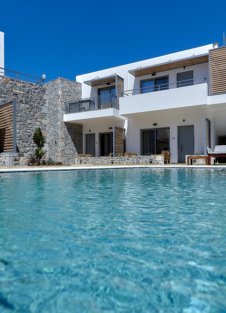Property building, Pool view
