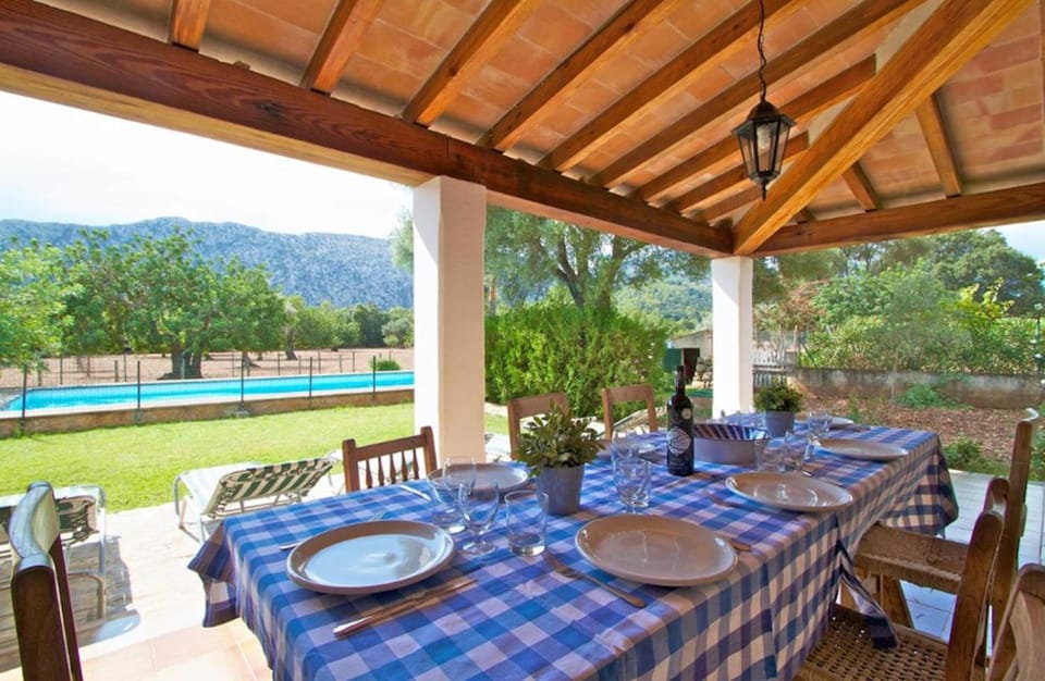Natural landscape, Garden, Garden view, Pool view