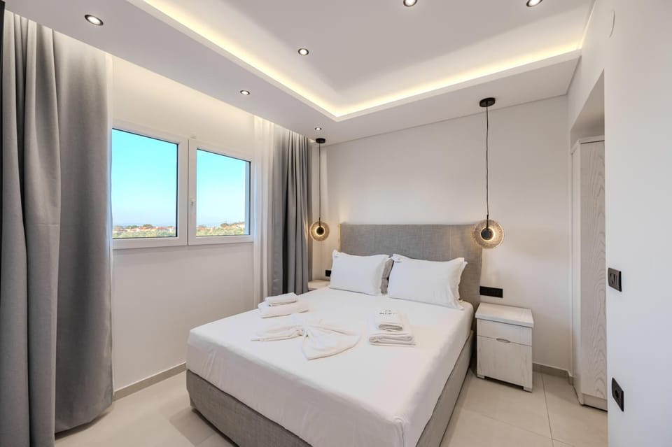 Bed, Photo of the whole room, Bedroom, towels, wardrobe