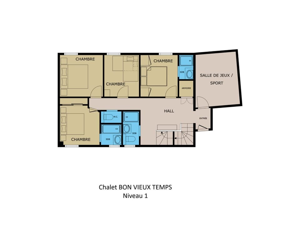 Chalet 4★, 15 pers, La Clusaz, sauna, centre village, 7 chambres - FR-1-304-177 Chalet in La Clusaz