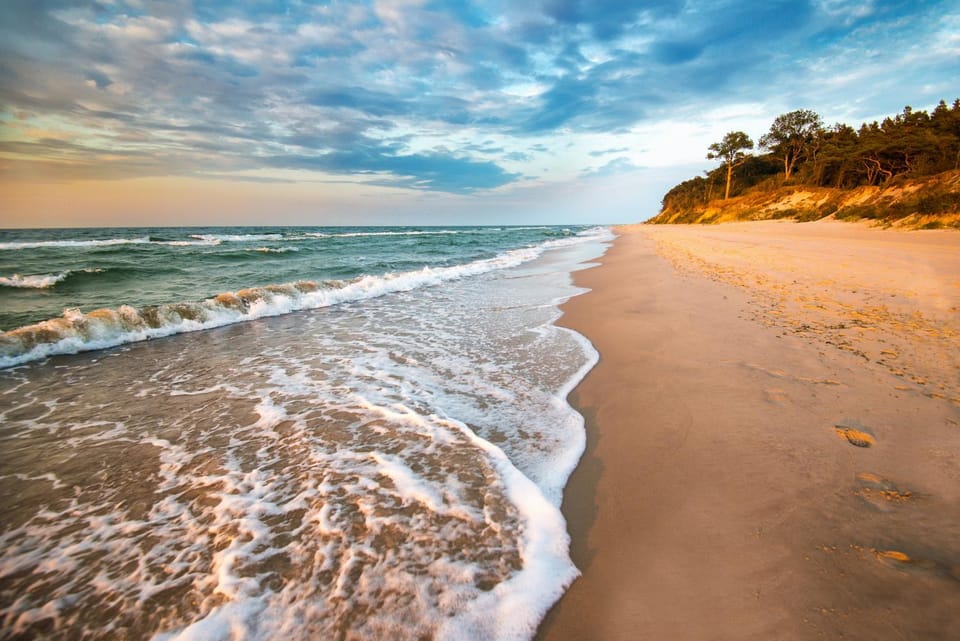 Nearby landmark, Natural landscape, Beach, Sea view, Sunset