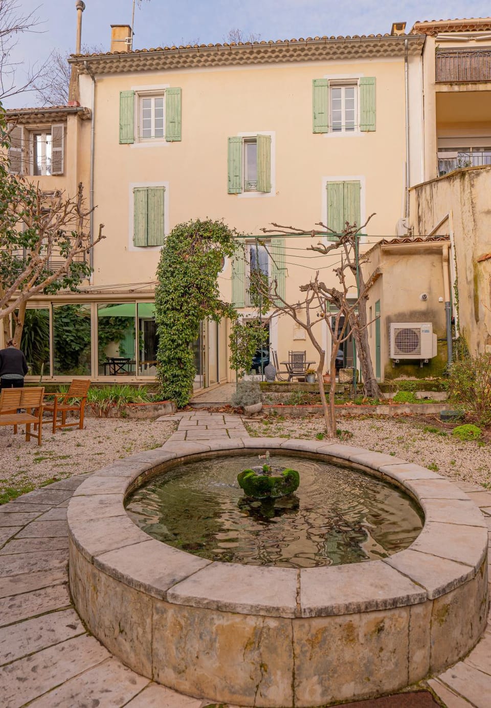 Property building, Patio, Garden, Parking