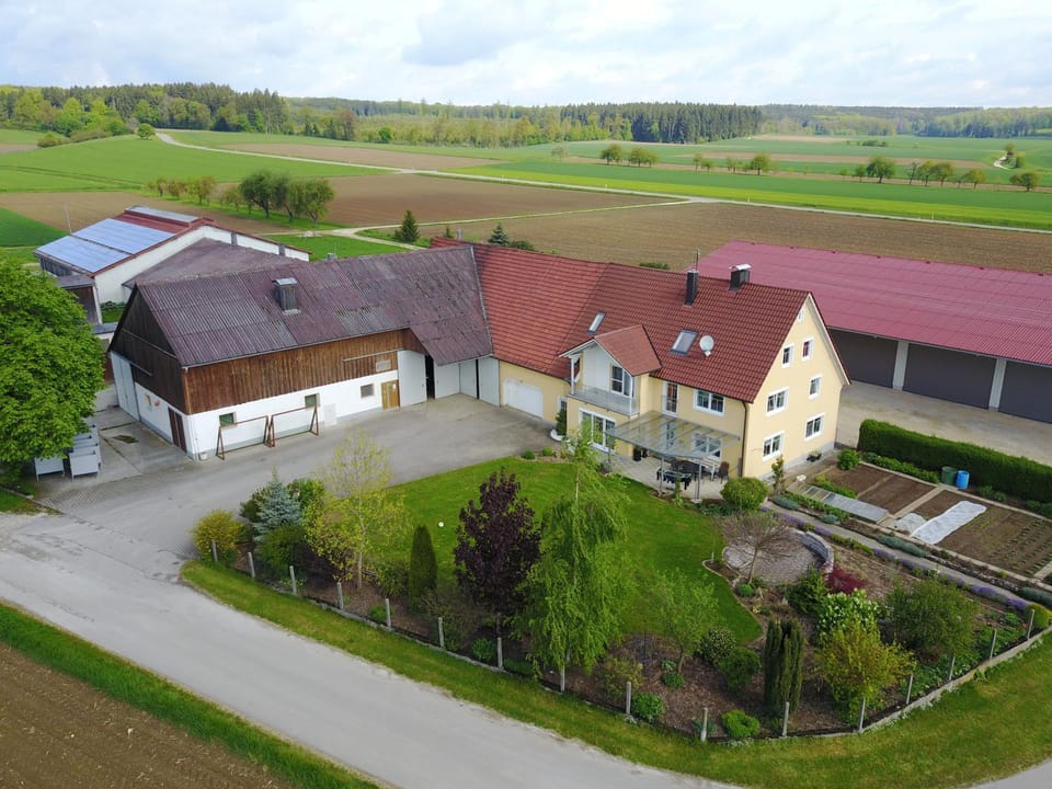 Facade/entrance, Bird's eye view