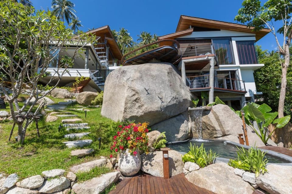 Property building, Spring, Day, Garden, Garden view, Swimming pool, Swimming pool