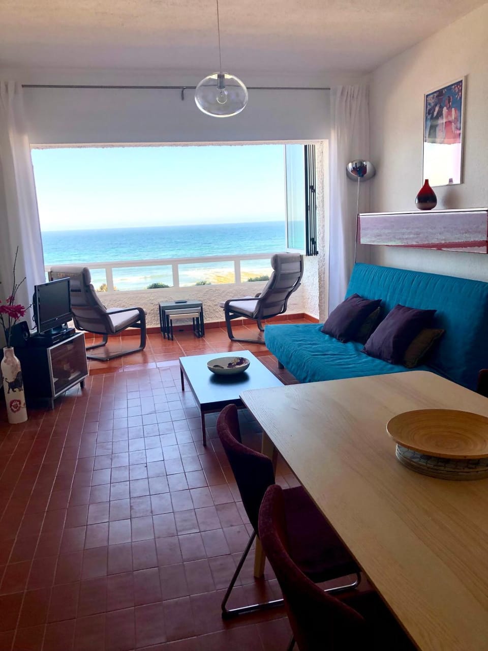 Balcony/Terrace, Living room, Dining area, Sea view
