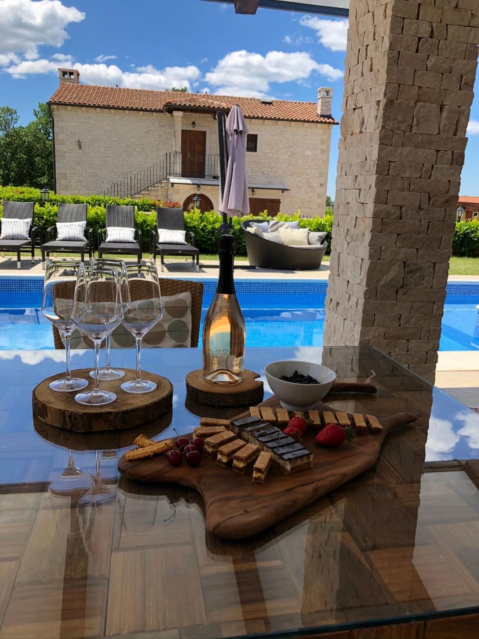 Day, Seating area, Pool view