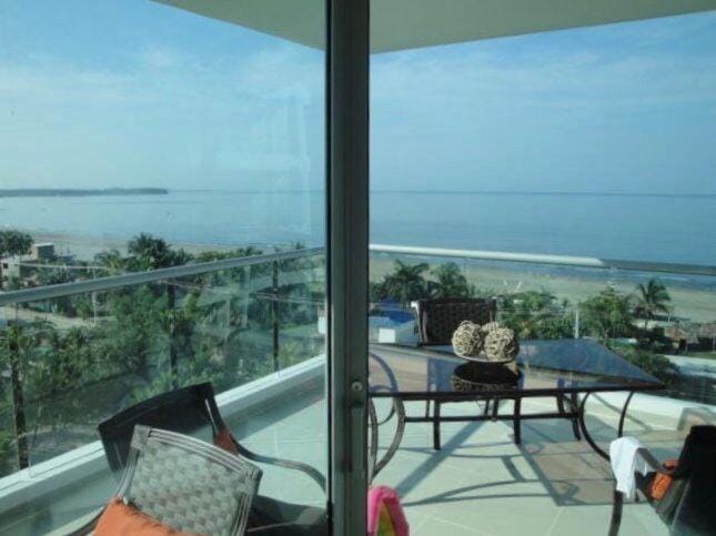 Natural landscape, View (from property/room), Seating area, Dining area, Sea view