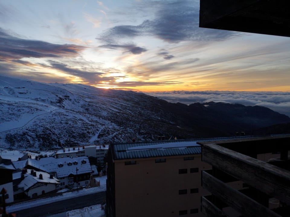 Mountain view, Sunset