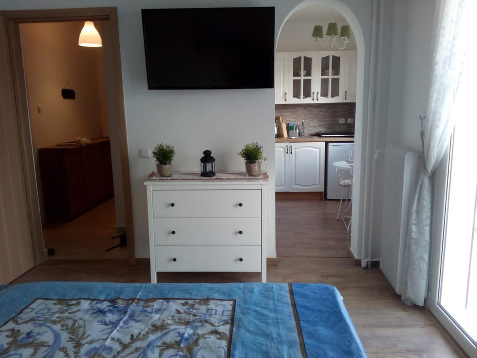 Kitchen or kitchenette, Living room, Bedroom
