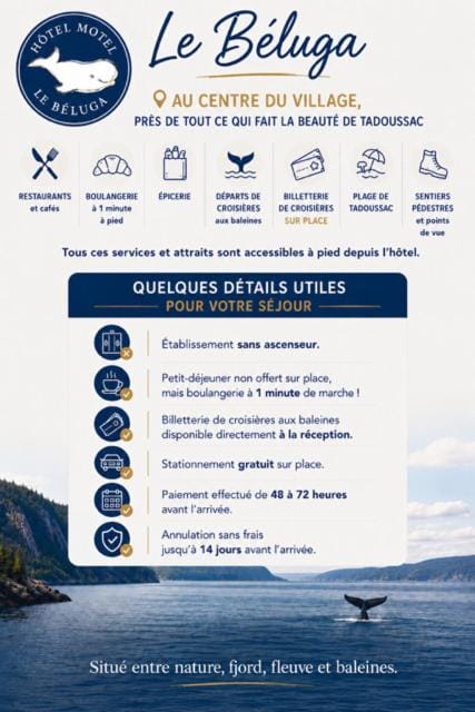 Hôtel Motel Le Beluga Hotel in Tadoussac