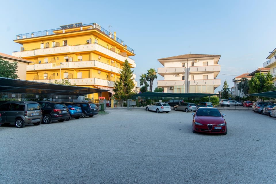 Facade/entrance, Parking