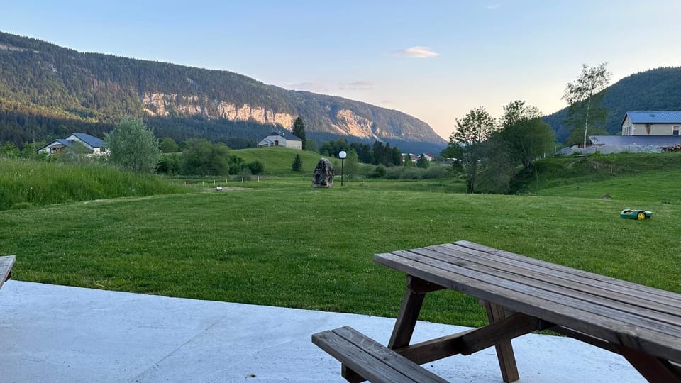 Natural landscape, Garden, Garden view, Mountain view