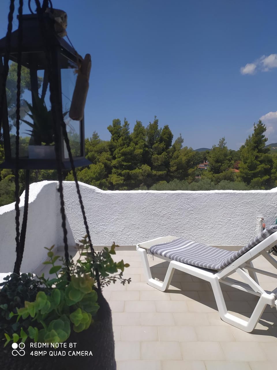 Natural landscape, sunbed