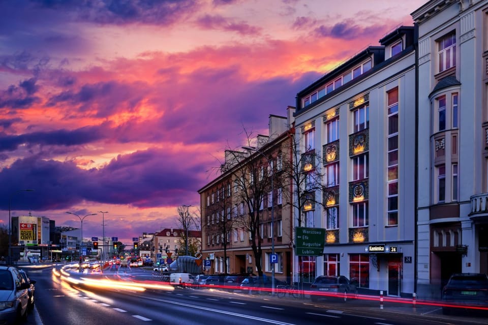 Property building, Neighbourhood, City view, Location, Sunset