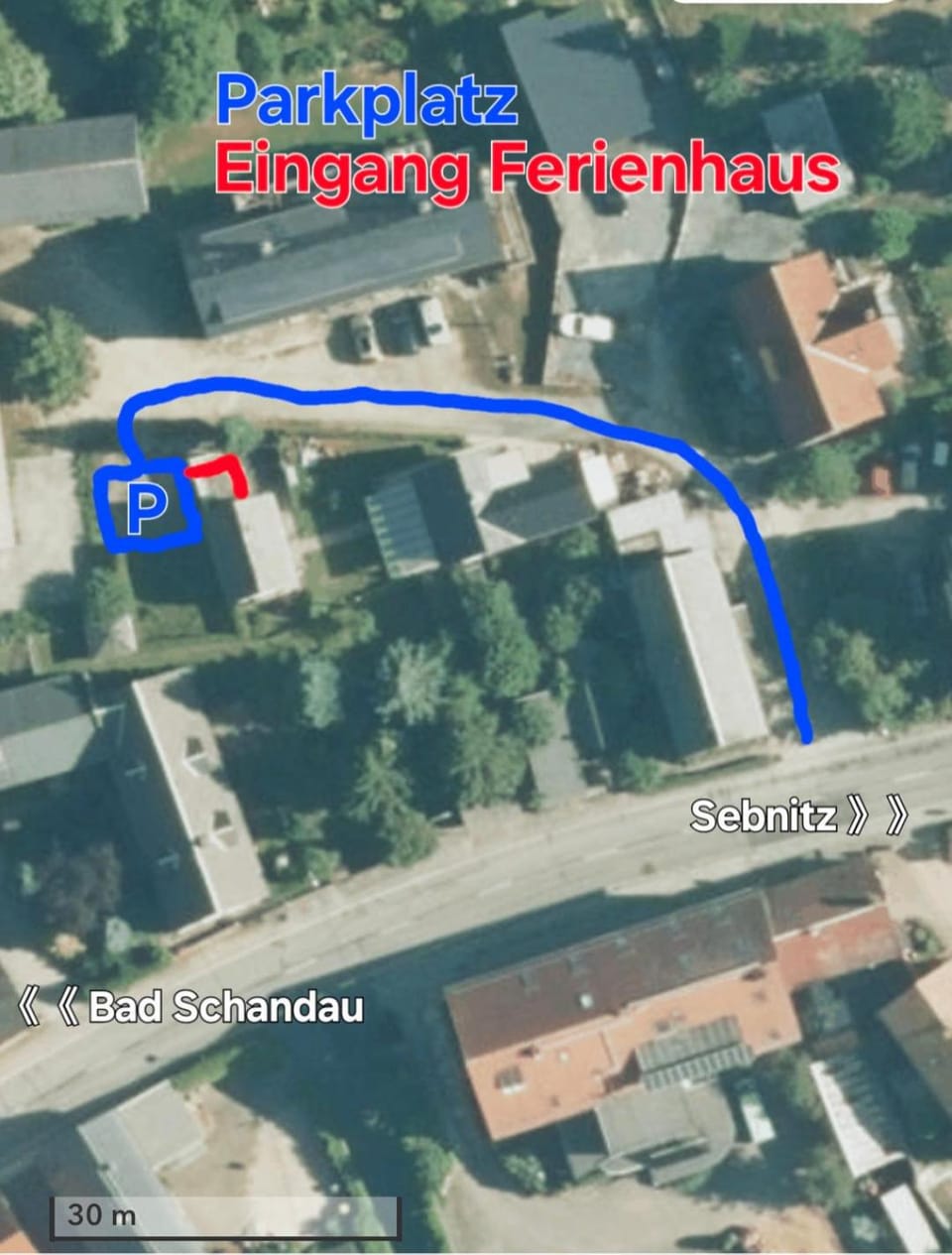 Facade/entrance, Parking