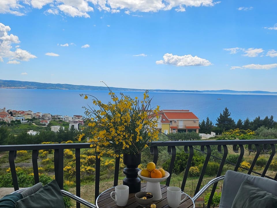 Natural landscape, View (from property/room), Balcony/Terrace, Sea view