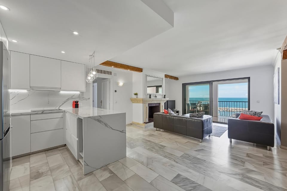 Living room, Sea view, Sea view, kitchen