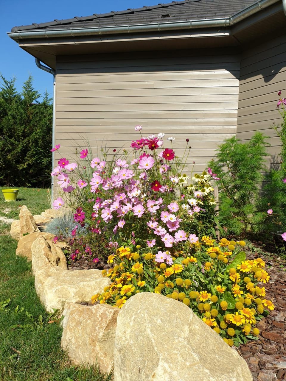Property building, Garden, Garden view