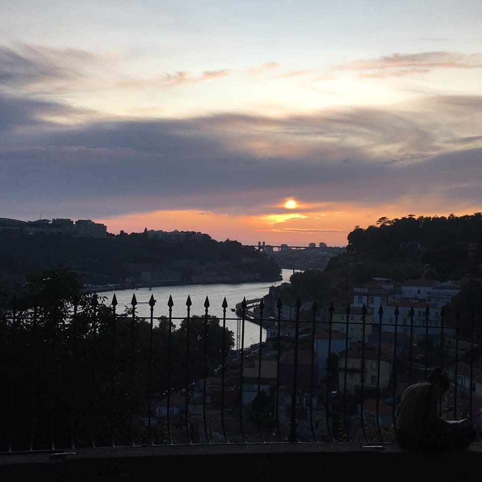 River view, Sunset