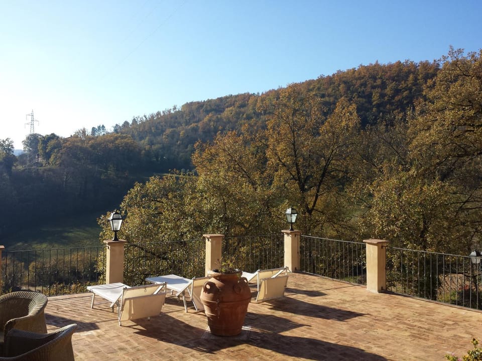 Day, Natural landscape, Balcony/Terrace, Mountain view
