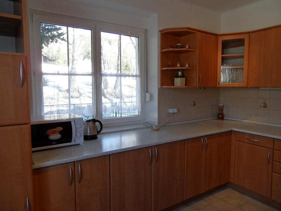 Coffee/tea facilities, Kitchen or kitchenette, stove
