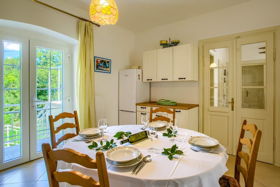 Kitchen or kitchenette, Dining area