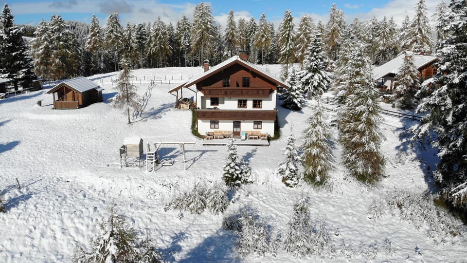 Property building, Natural landscape, Winter