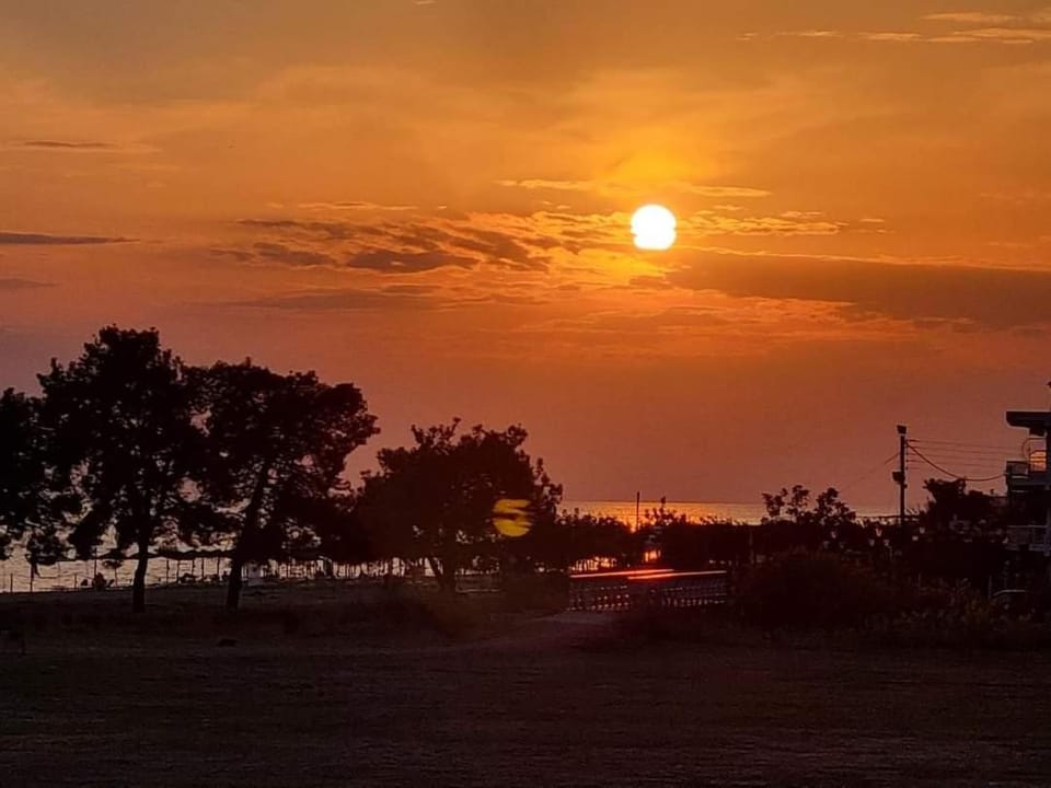 Natural landscape, Sea view, Sunset