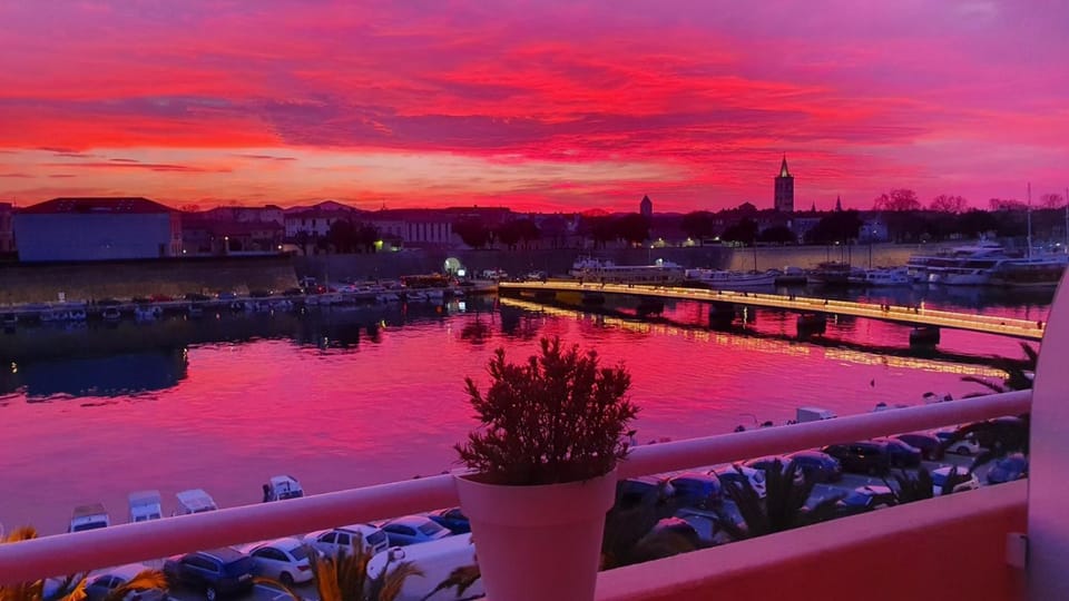 City view, Sea view, Sunset