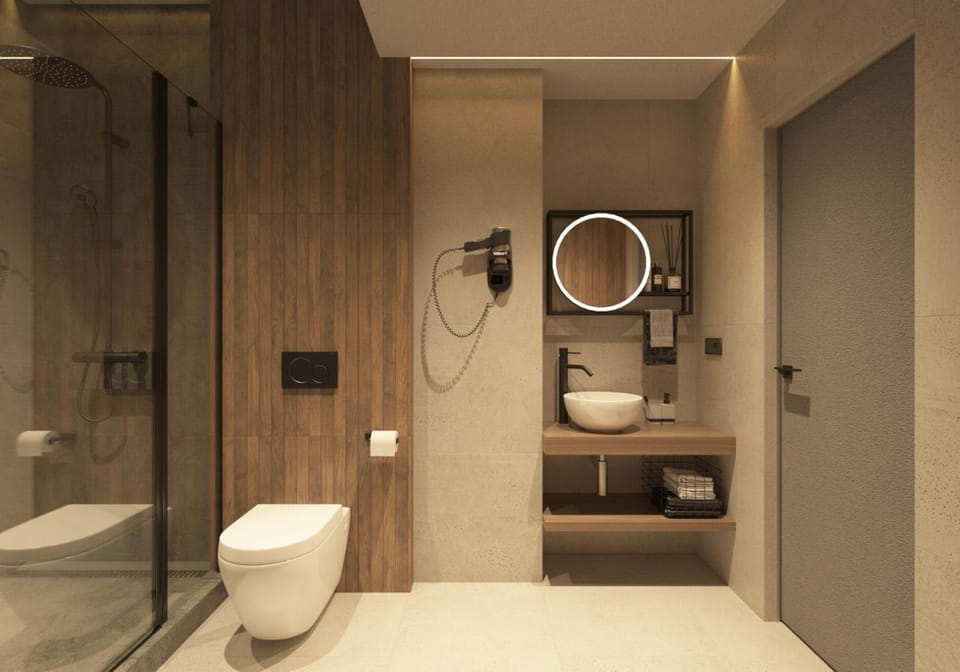 Shower, Toilet