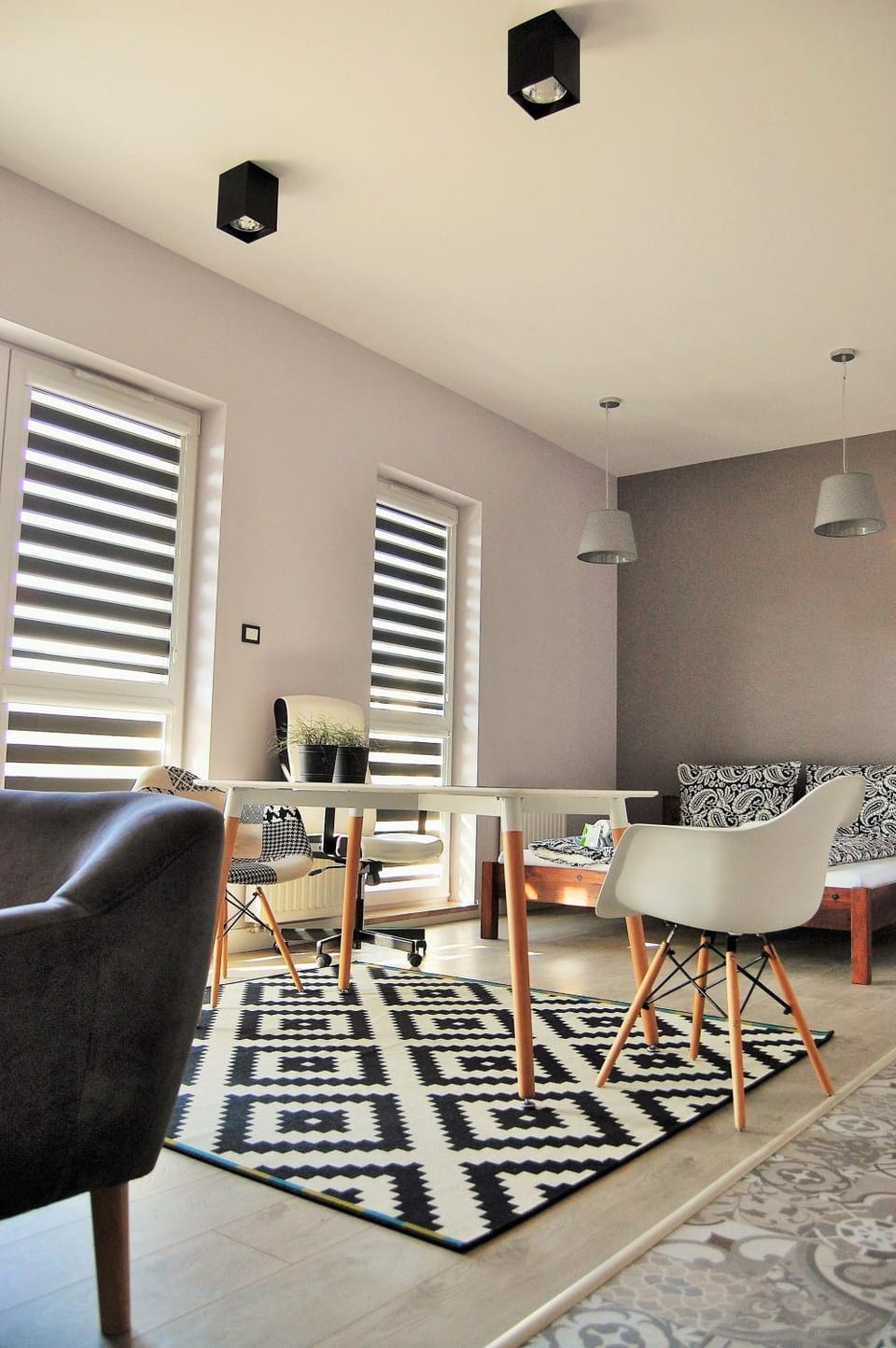 Gray Apartment in Poland